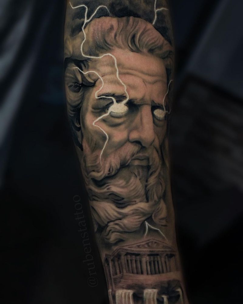 30 Pretty Zeus Tattoos You Must Try