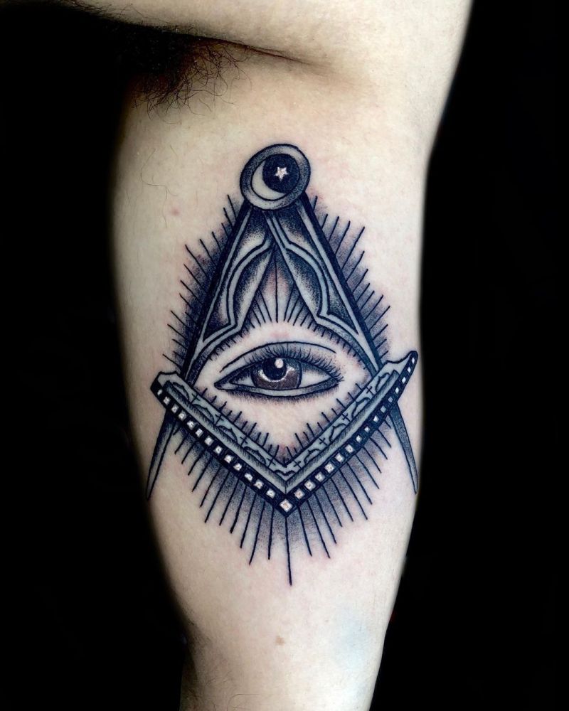 30 Pretty Freemason Tattoos You Will Love