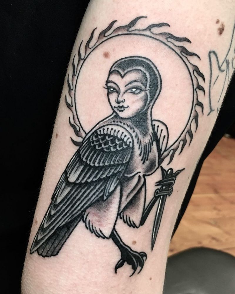 30 Perfect Harpy Tattoos Make You Attractive