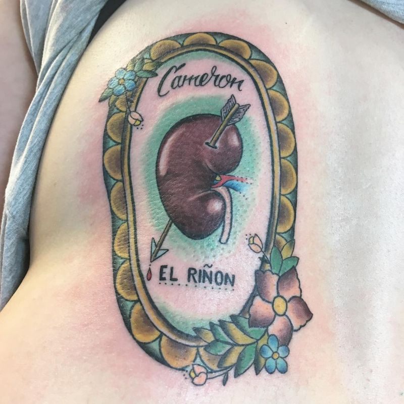 30 Pretty Kidney Tattoos You Will Love