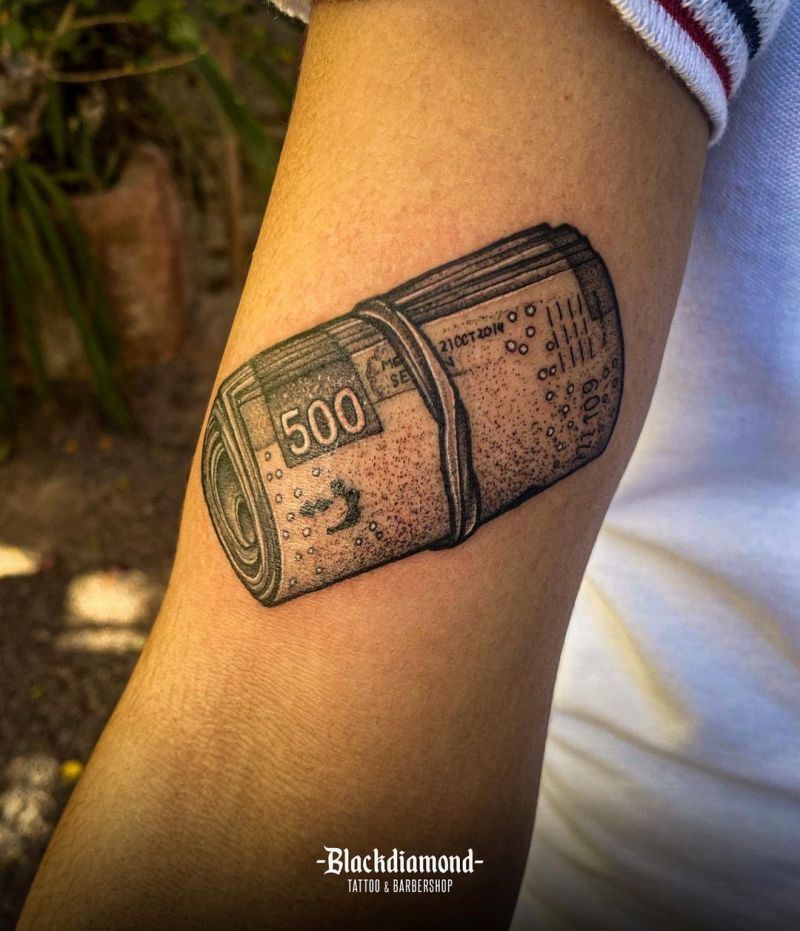 30 Pretty Money Tattoos to Inspire You