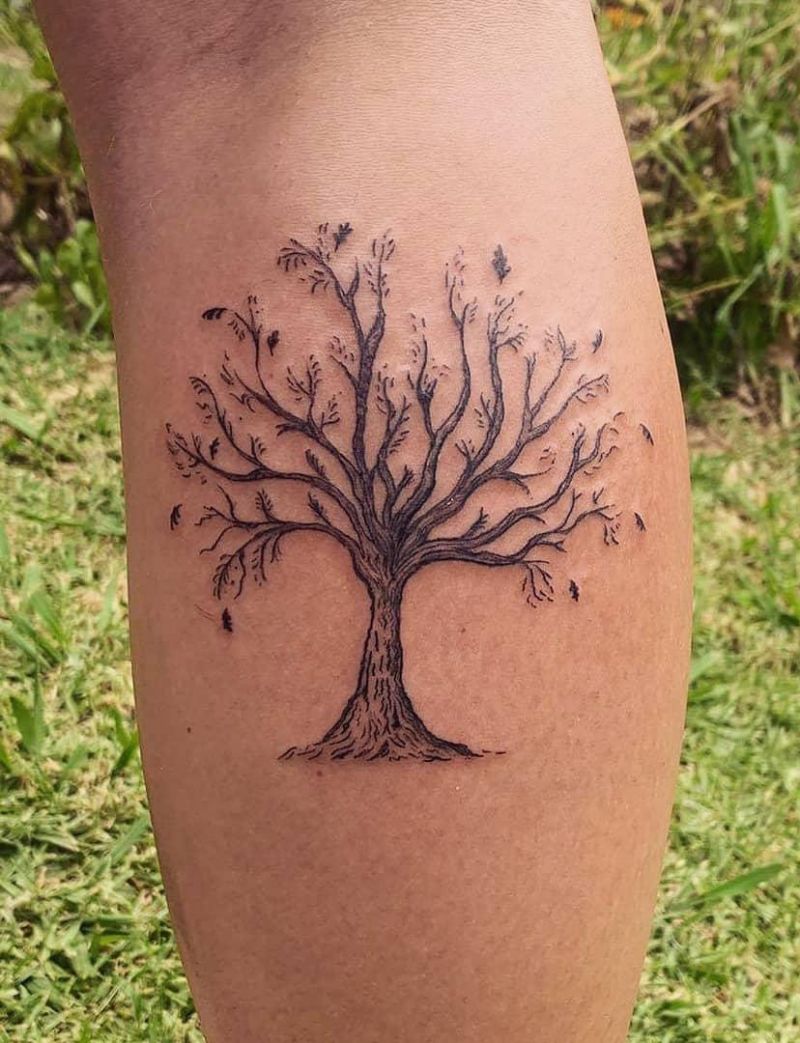 30 Pretty Oak Tree Tattoos You Will Love