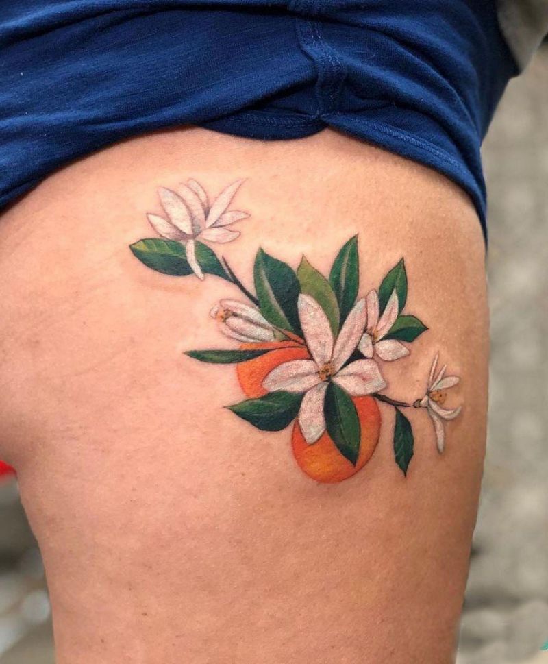 30 Pretty Orange Tattoos You Must Love