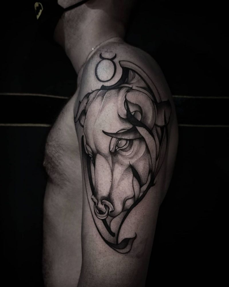 30 Pretty Taurus Tattoos to Inspire You