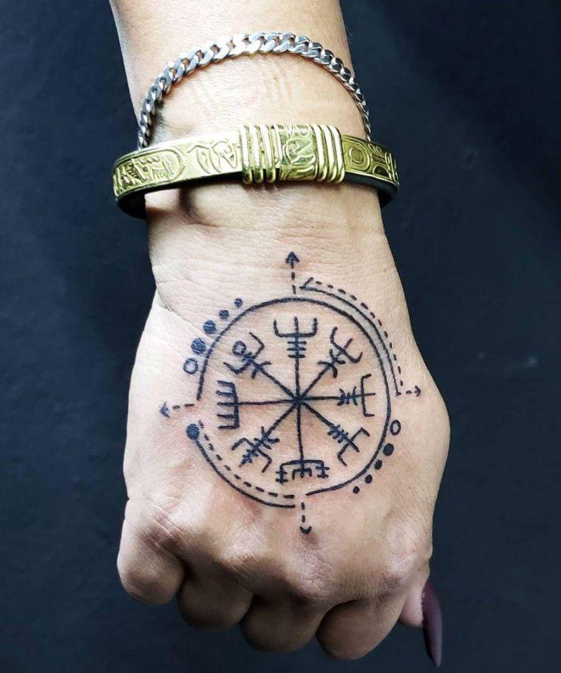 30 Pretty Vegvisir Tattoos Make You Attractive