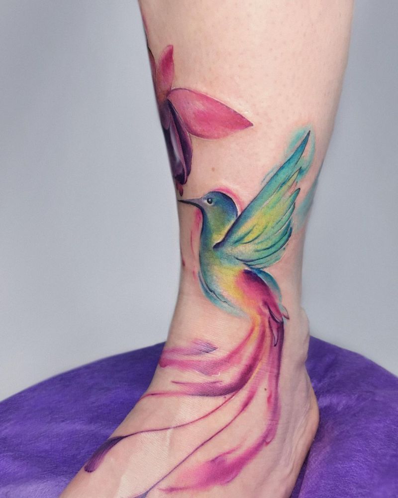 30 Pretty Aquarelle Tattoos You Will Love