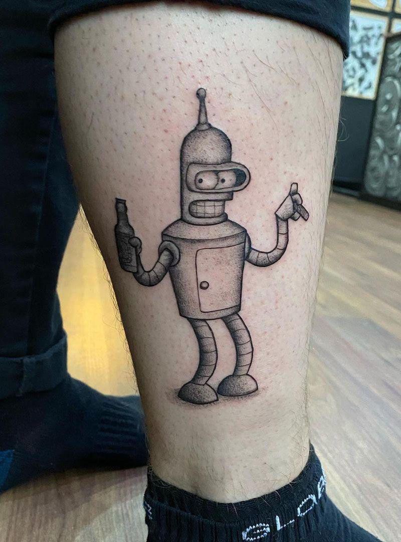 30 Pretty Bender Tattoos You Will Love