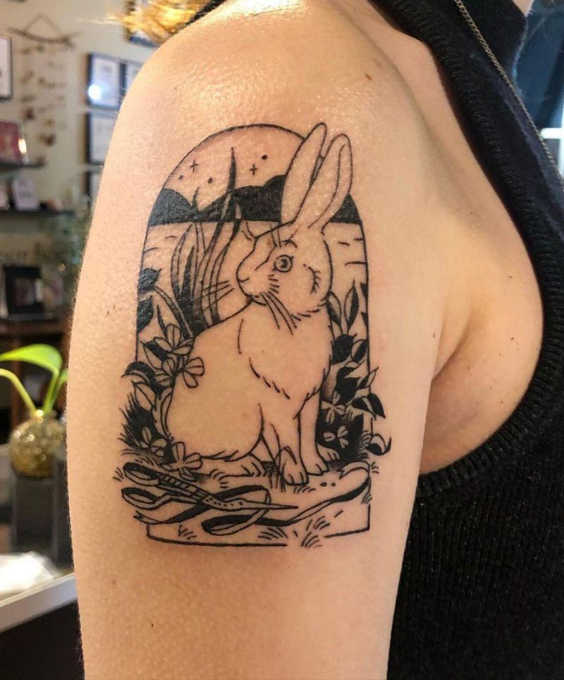 30 Cute Bunny Tattoos You Will Love to Try