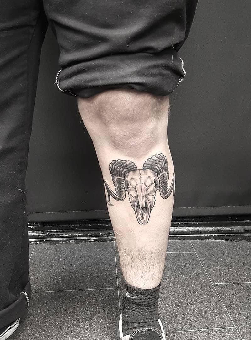 30 Pretty Goat Skull Tattoos You Must Try