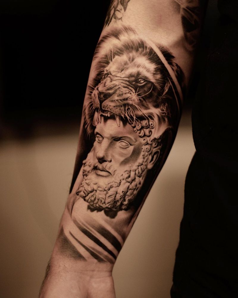 30 Pretty Hercules Tattoos You Will Love