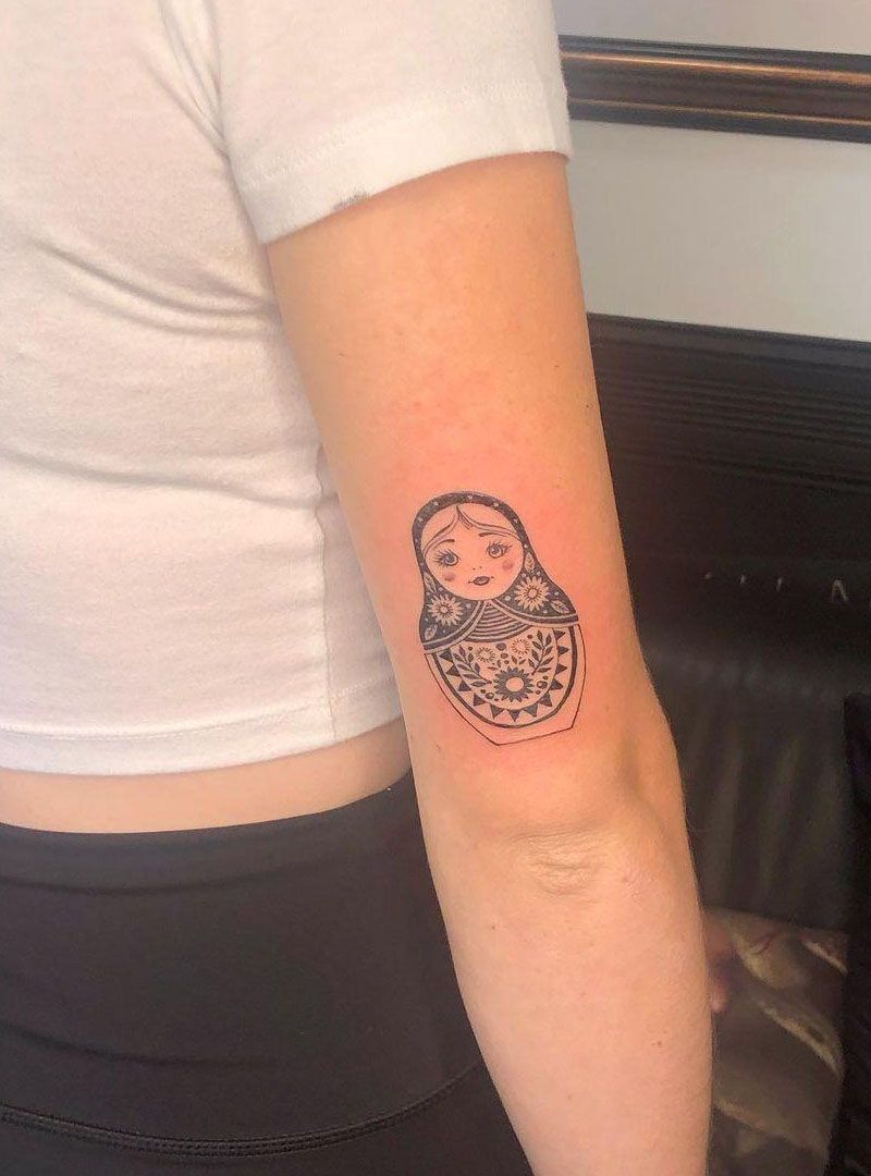 30 Pretty Matryoshka Tattoos You Will Love