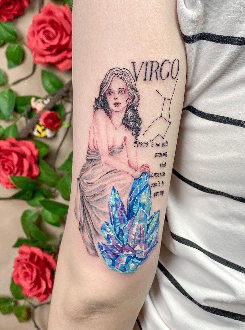 30 Pretty Virgo Tattoos to Inspire You