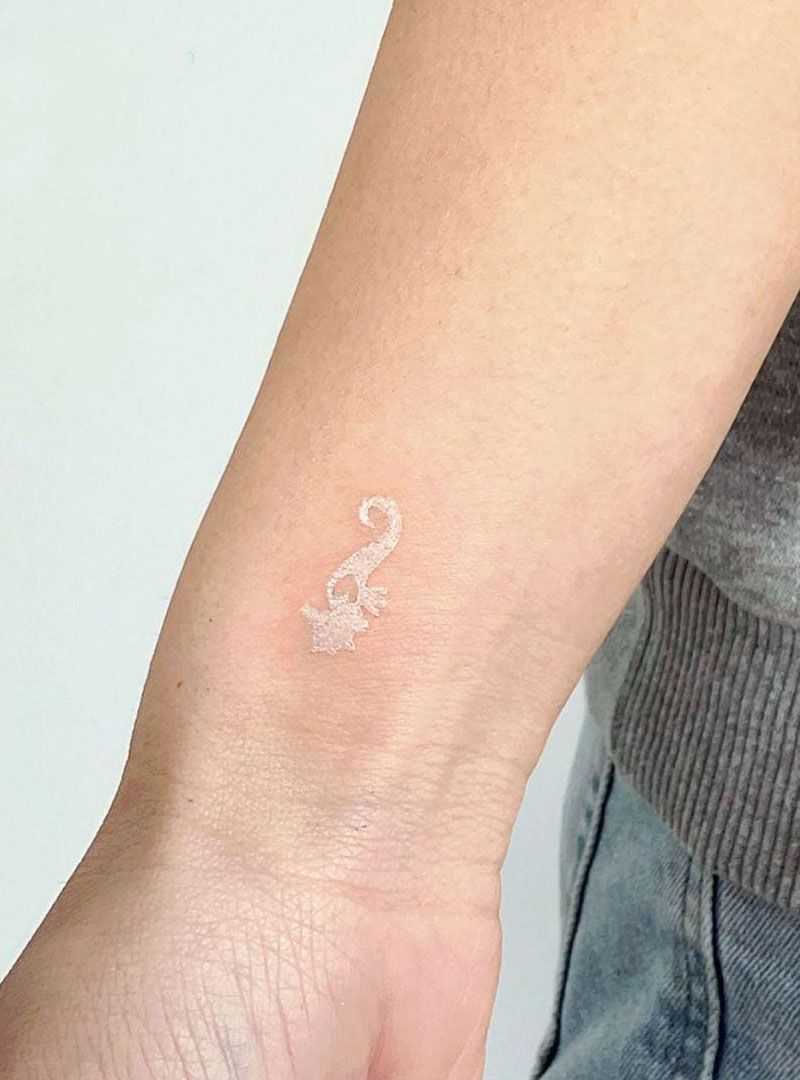 30 Pretty White Ink Tattoos You Must Try