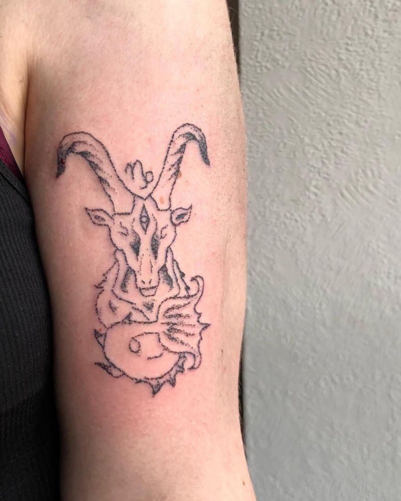 30 Pretty Capricorn Tattoos Give You an Unexpected Feeling