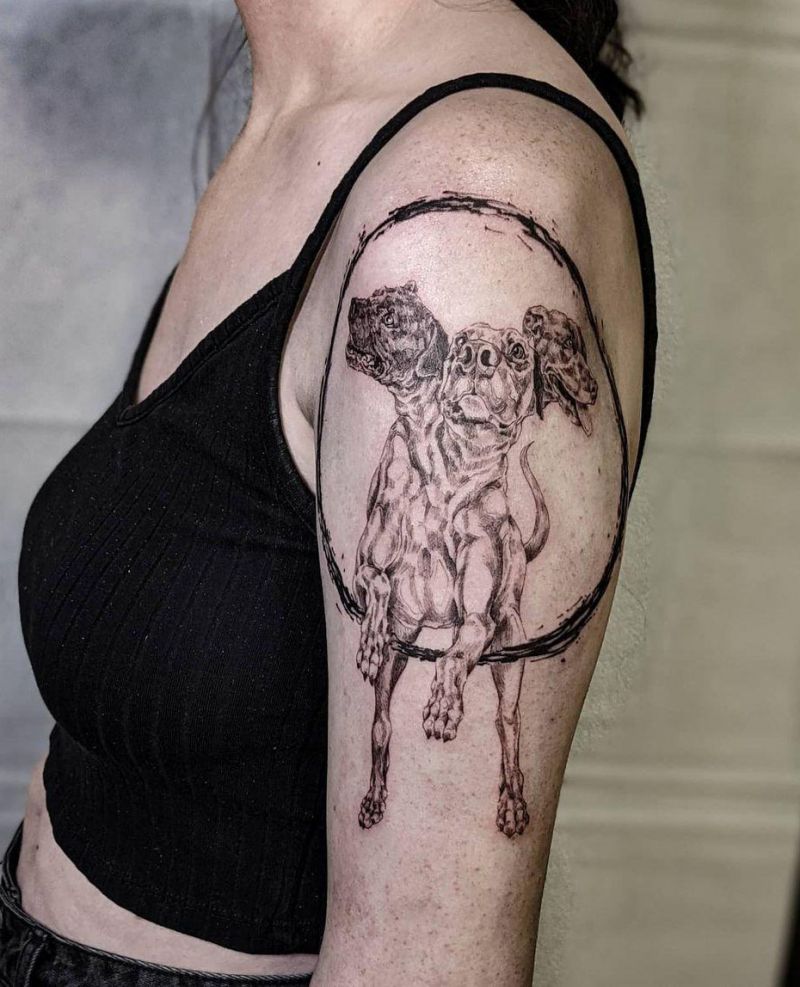 30 Pretty Cerberus Tattoos You Will Love to Try