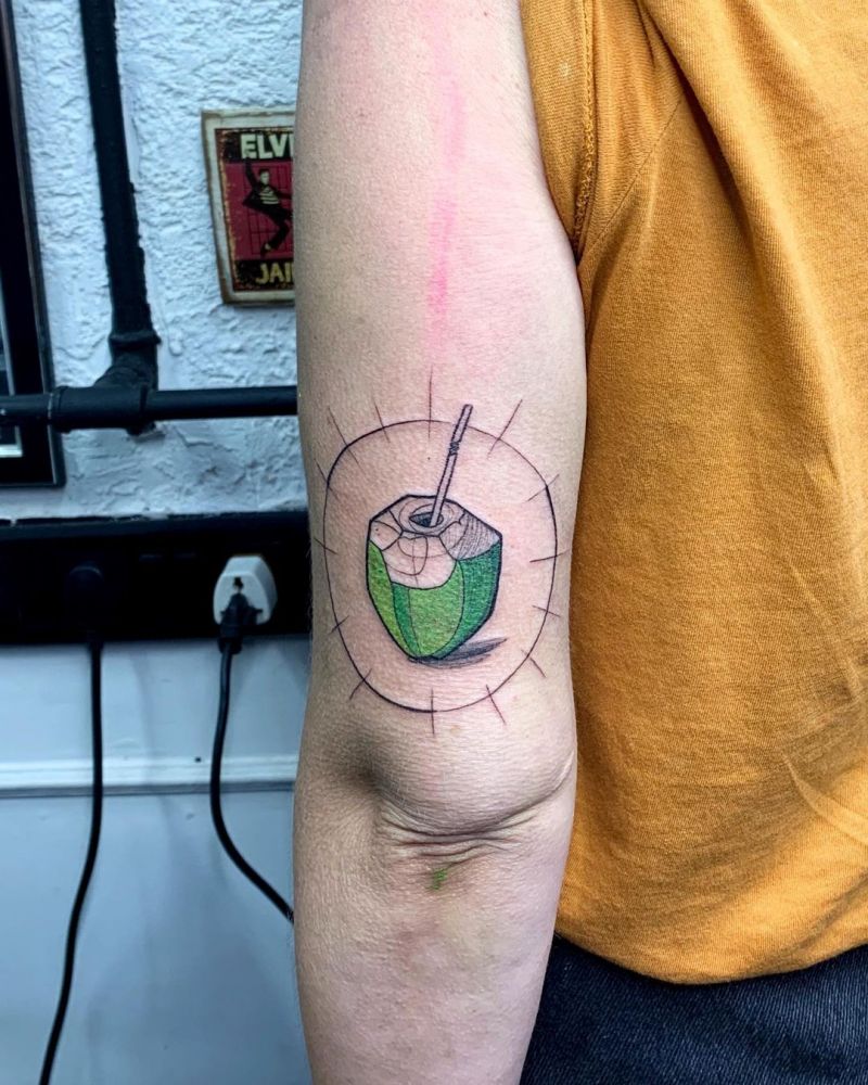 30 Pretty Coconut Tattoos You Must Love