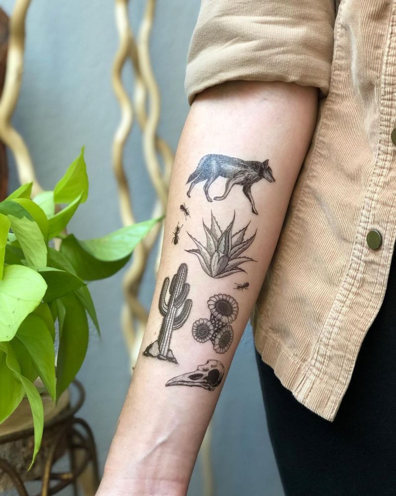 30 Pretty Desert Tattoos You Must Try