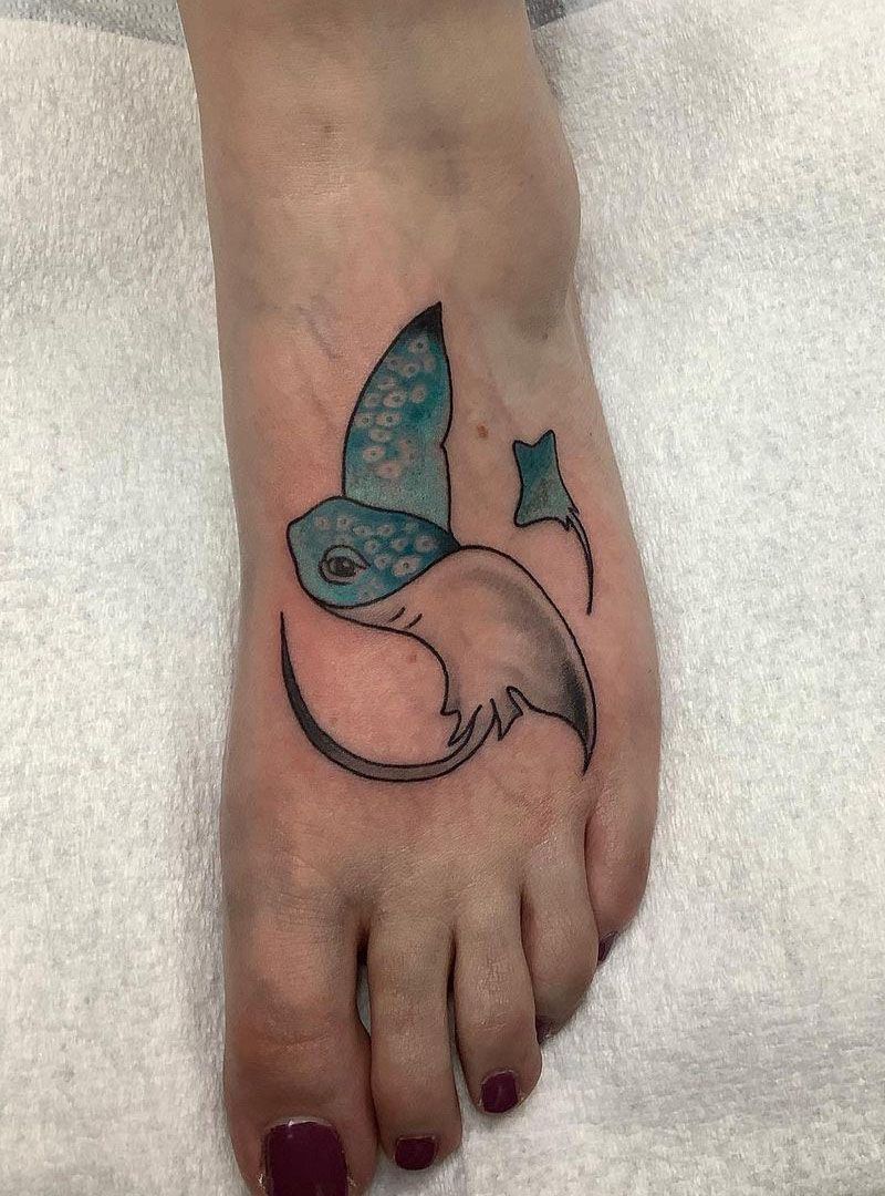 30 Pretty Stingray Tattoos Enhance Your Temperament