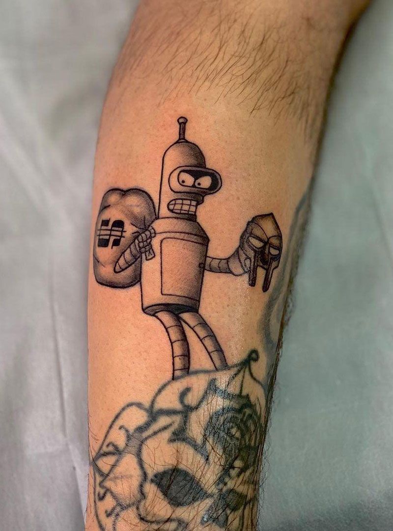 30 Pretty Bender Tattoos You Will Love