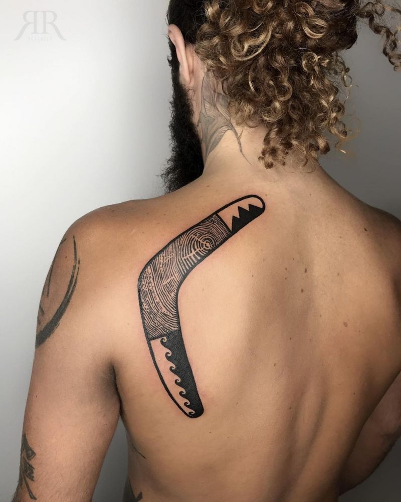 30 Pretty Boomerang Tattoos You Will Love