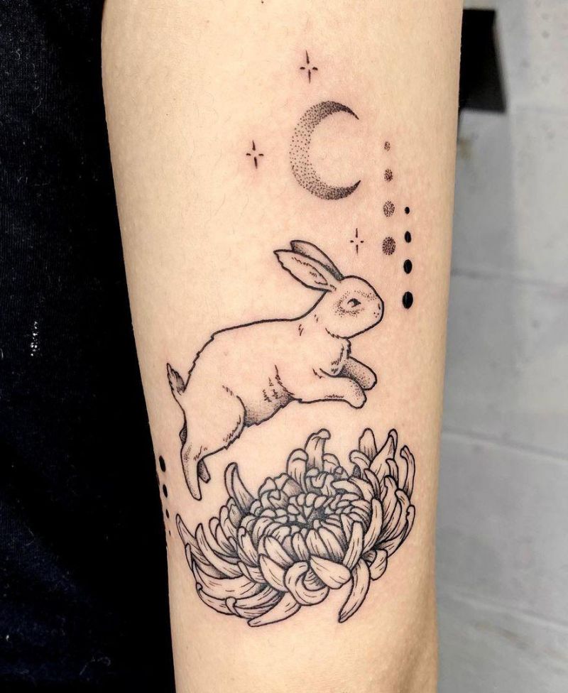 30 Cute Bunny Tattoos You Will Love to Try