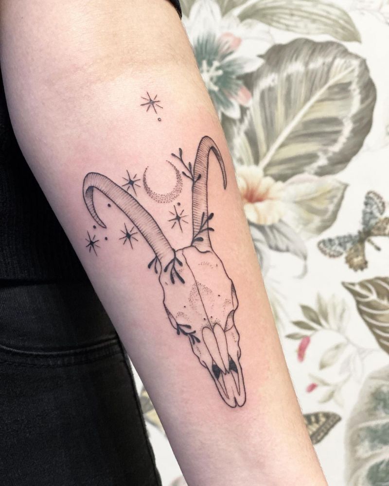 30 Pretty Capricorn Tattoos Give You an Unexpected Feeling