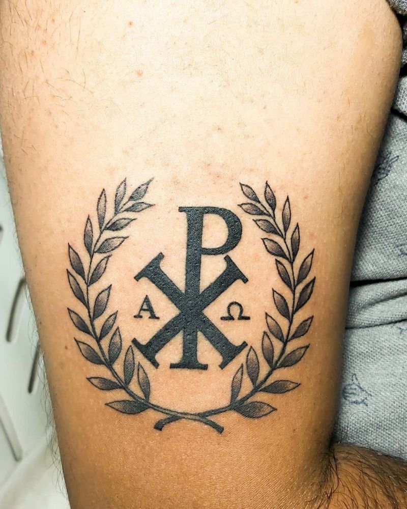 30 Pretty Chi Rho Tattoos You Will Love