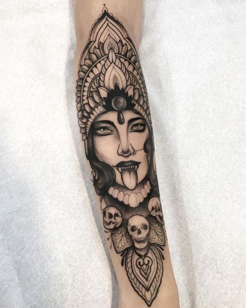 30 Pretty Kali Tattoos You Must Love