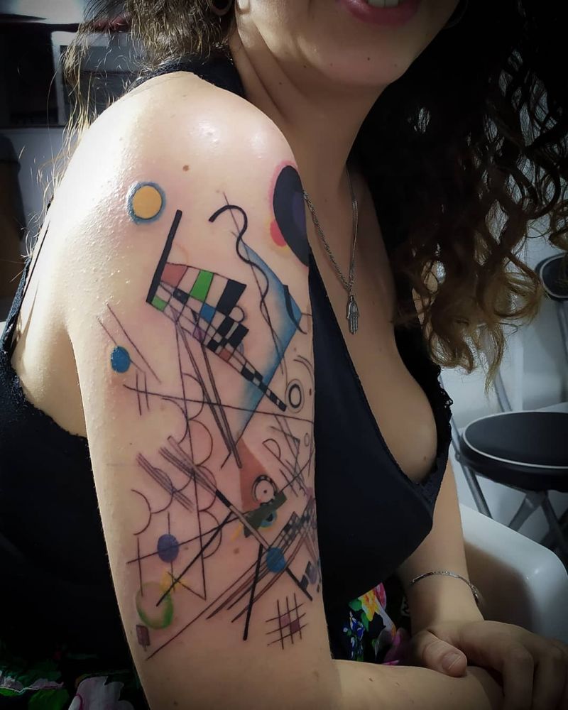 30 Pretty Kandinsky Tattoos to Inspire You