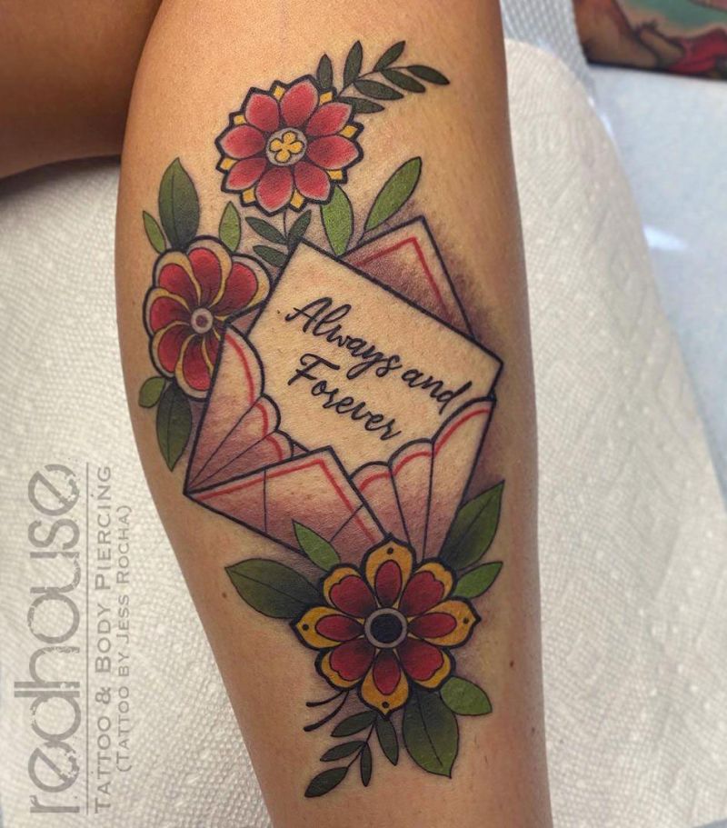 30 Pretty Love letter Tattoos You Must Try