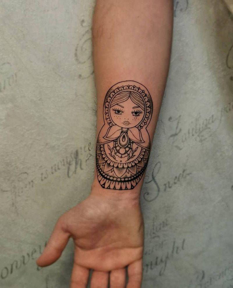 30 Pretty Matryoshka Tattoos You Will Love