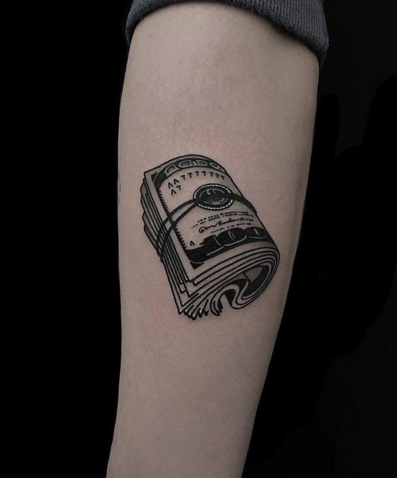 30 Pretty Money Tattoos to Inspire You