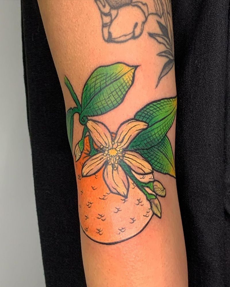 30 Pretty Orange Tattoos You Must Love