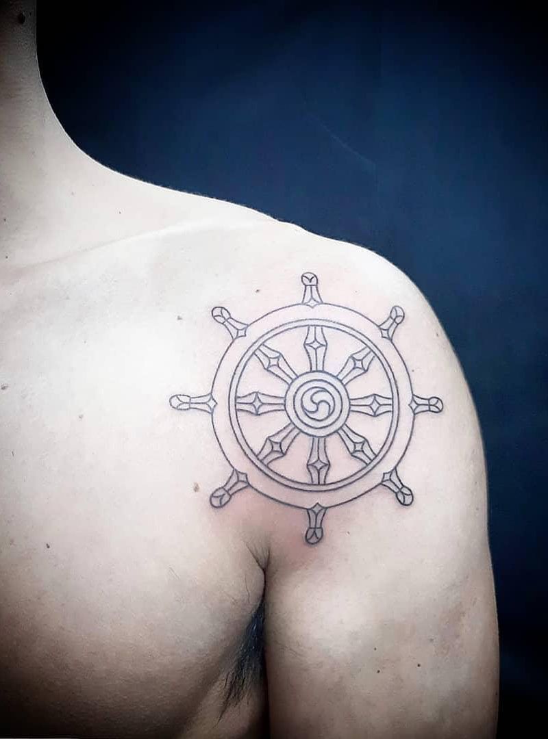 30 Pretty Rudder Tattoos You Must Try