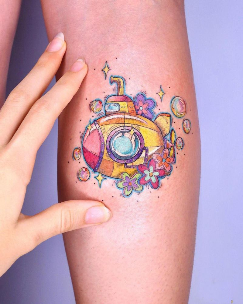 30 Pretty Submarine Tattoos You Will Love