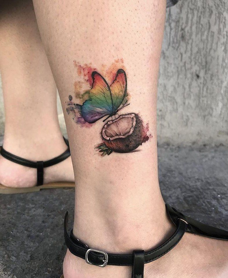 30 Pretty Coconut Tattoos You Must Love