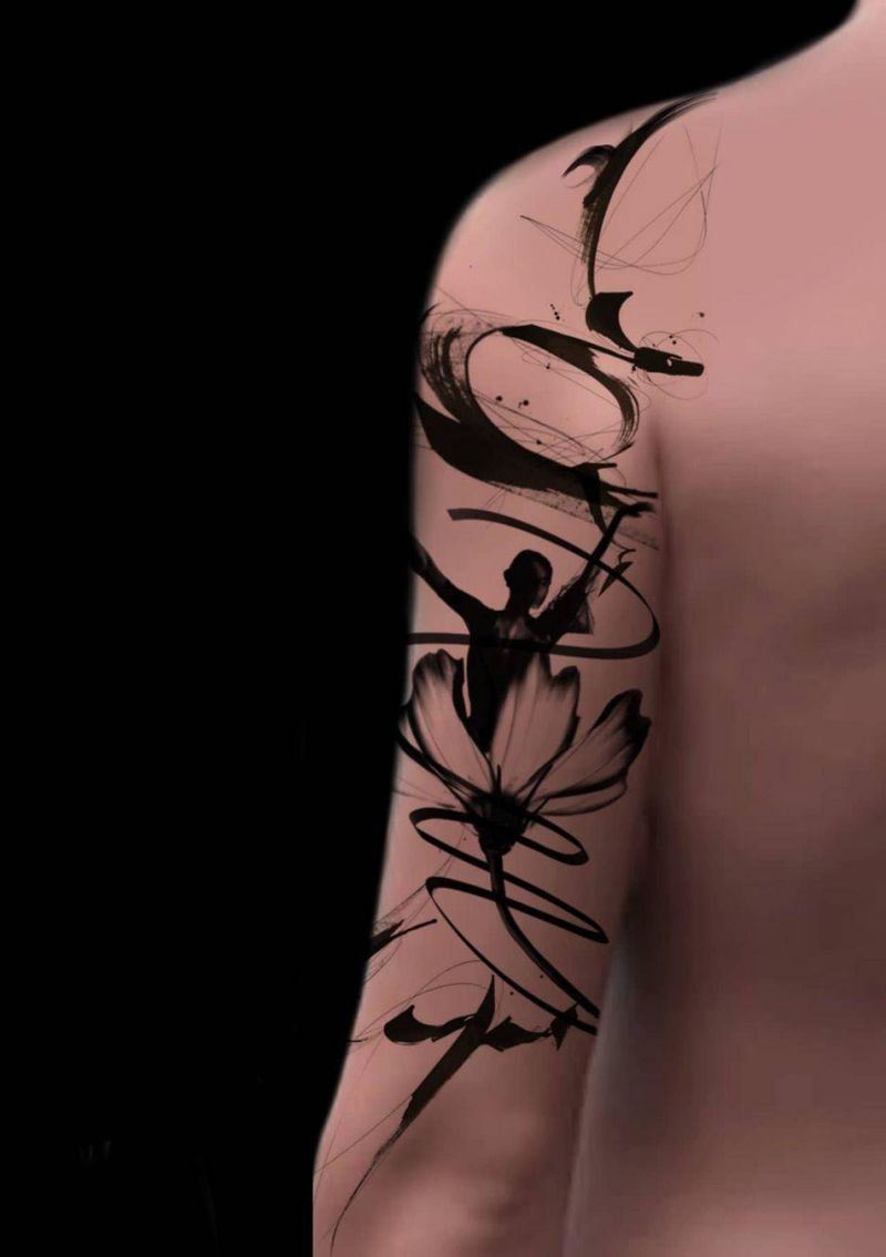 30 Pretty Dancer Tattoos Improve Your Temperament