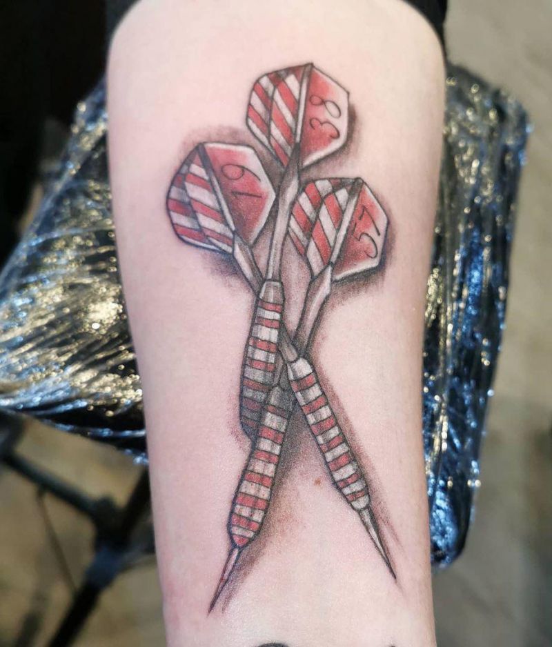 30 Pretty Dart Tattoos You Can't Miss