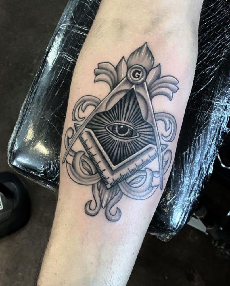 30 Pretty Freemason Tattoos You Will Love