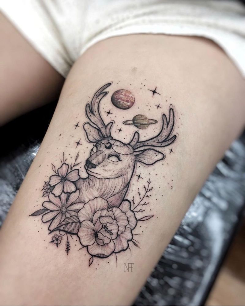 30 Pretty Jupiter Tattoos You Can't Miss