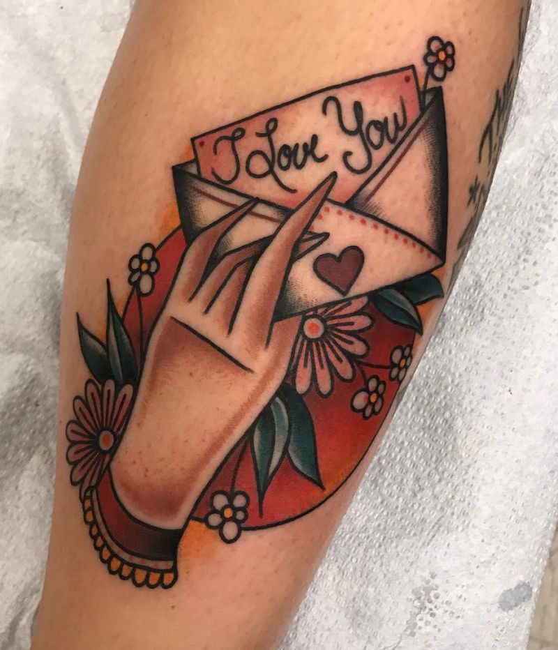 30 Pretty Love letter Tattoos You Must Try