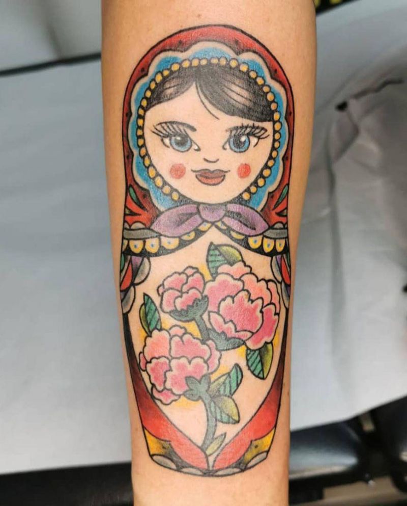 30 Pretty Matryoshka Tattoos You Will Love