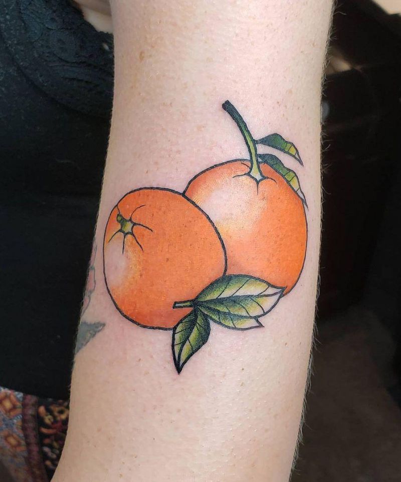 30 Pretty Orange Tattoos You Must Love