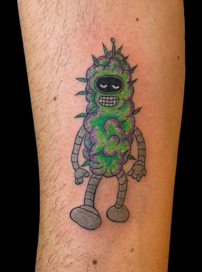 30 Pretty Bender Tattoos You Will Love