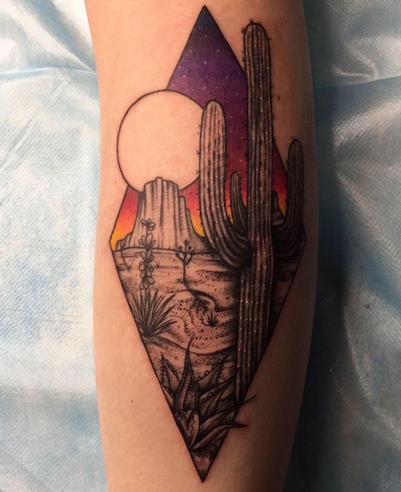 30 Pretty Desert Tattoos You Must Try