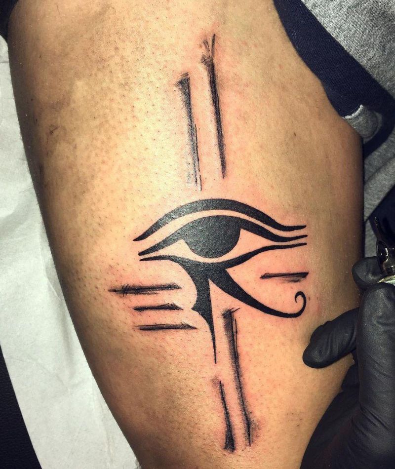 30 Pretty Eye of Horus Tattoos You Must Love