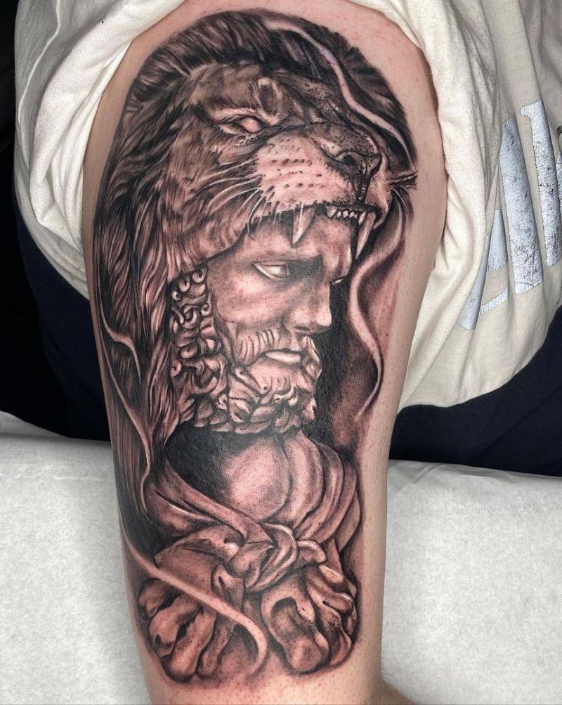 30 Pretty Hercules Tattoos You Will Love