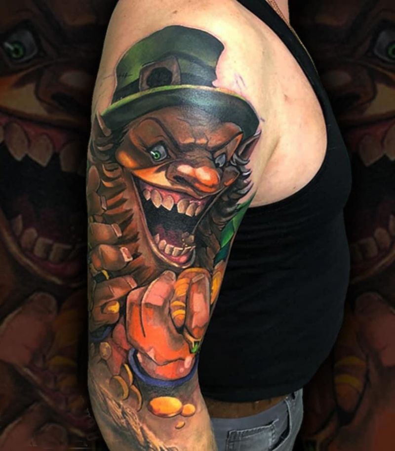 30 Pretty Leprechaun Tattoos for inspiration