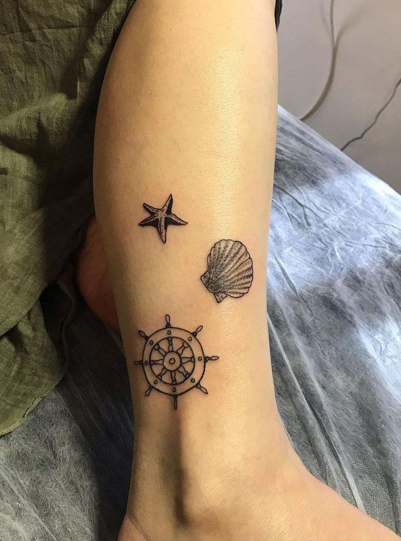 30 Pretty Rudder Tattoos You Must Try