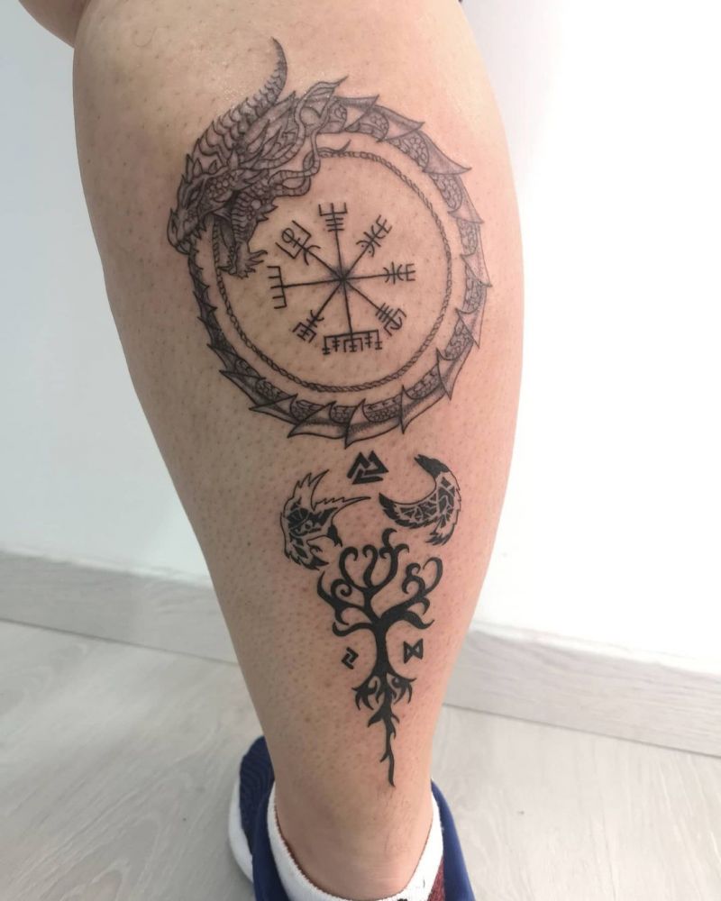 30 Pretty Vegvisir Tattoos Make You Attractive